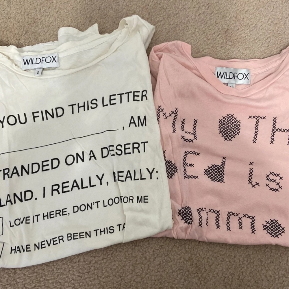 Wildfox shirts